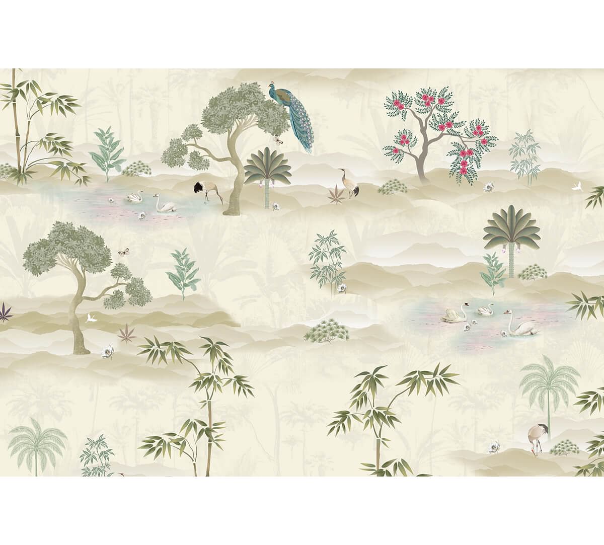 India Circus by Krsna Mehta Pathway of Pergolas Wallpaper