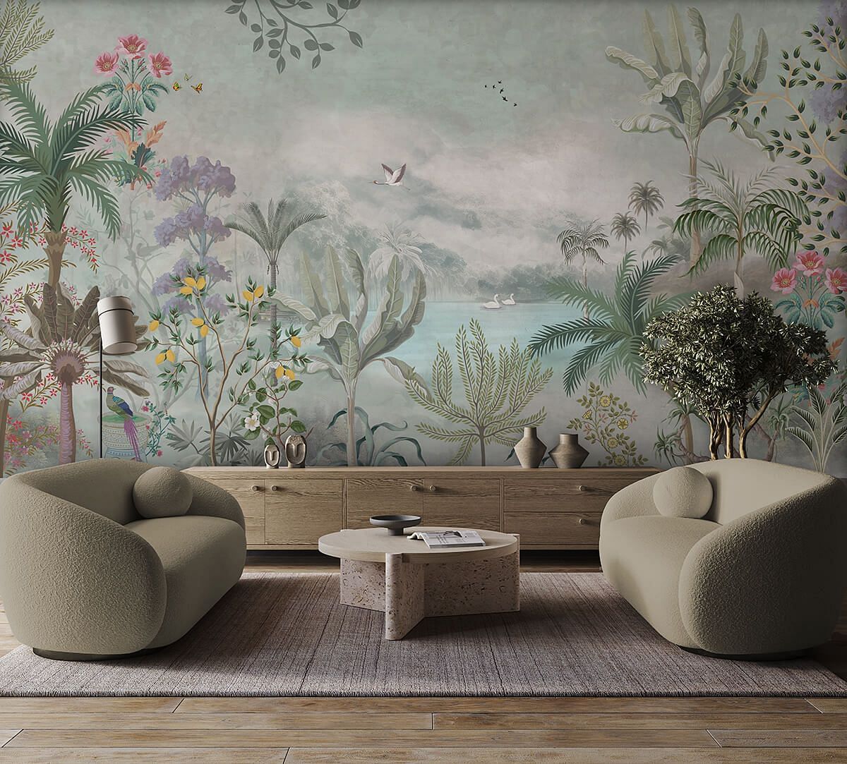India Circus by Krsna Mehta Enchanting Eden Wallpaper