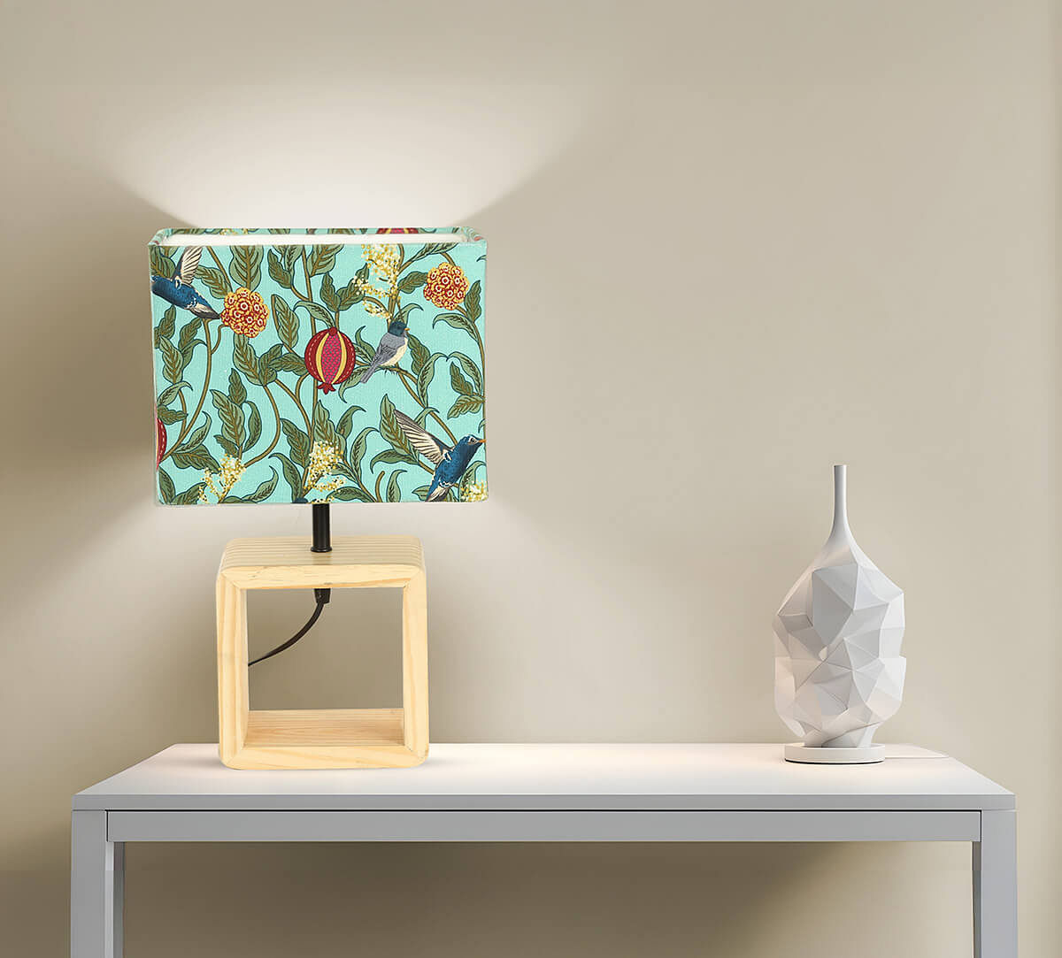 India Circus by Krsnaa Mehta Flights of Vivers Rectangle Lamp