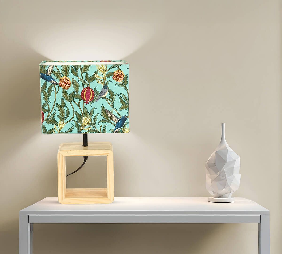 India Circus by Krsnaa Mehta Flights of Vivers Rectangle Lamp