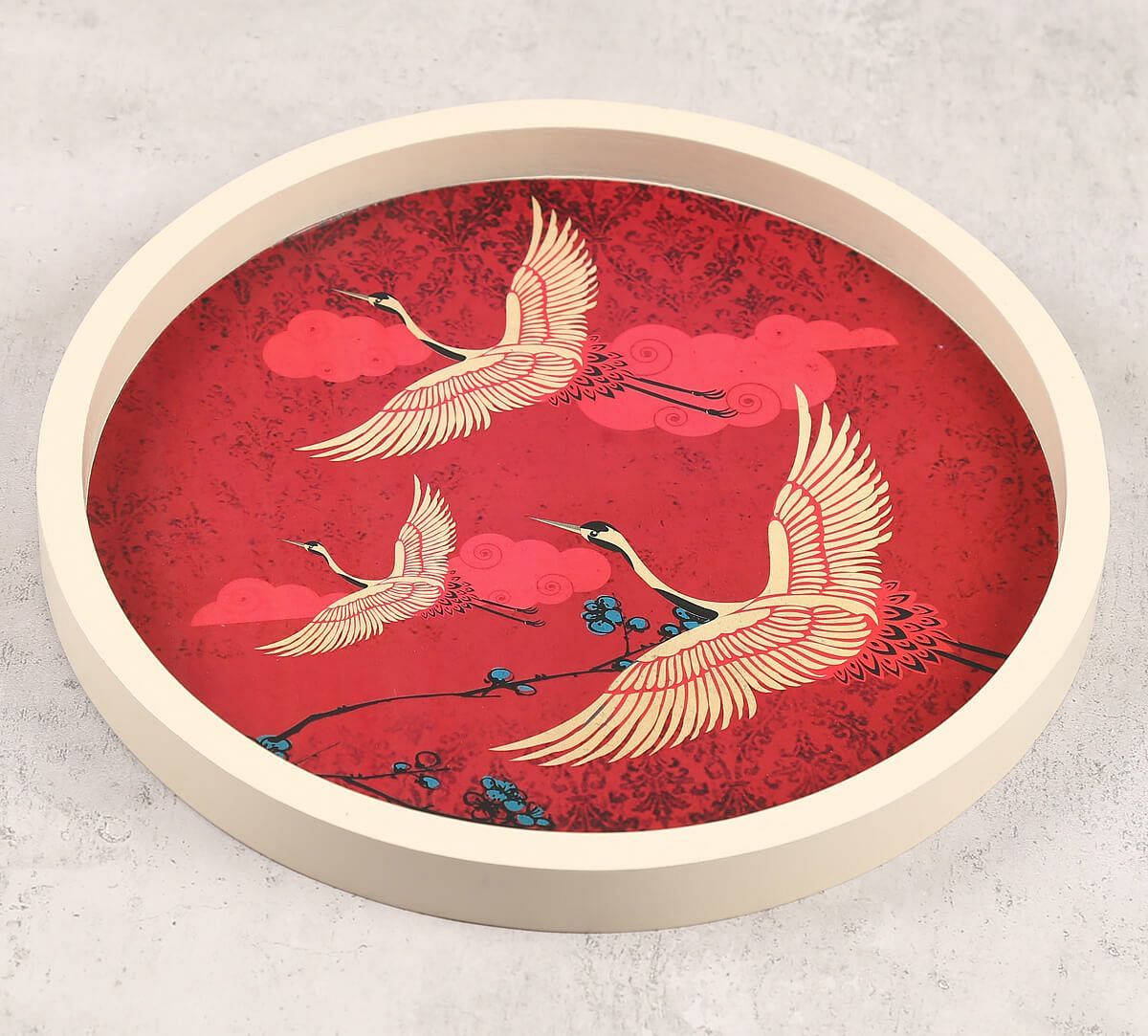 India Circus by Krsnaa Mehta Legend of the Cranes Decor Plate