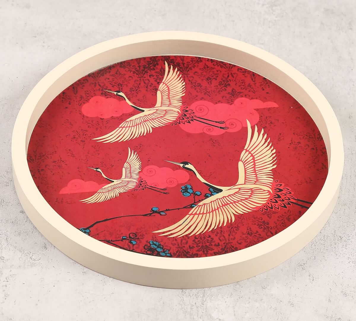 India Circus by Krsnaa Mehta Legend of the Cranes Decor Plate