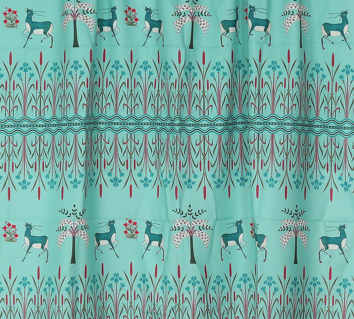 India Circus by Krsnaa Mehta Mirroring Deer Garden Fabric