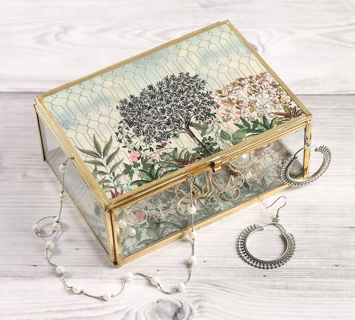India Circus by Krsnaa Mehta Sultry greenwood Storage Box