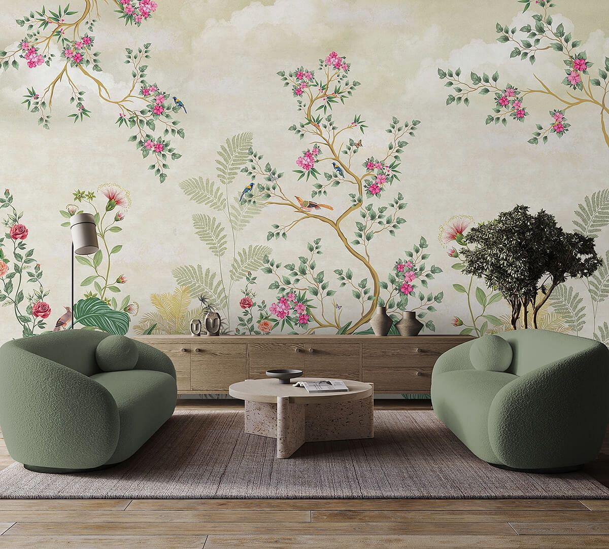 The Climbing Garden Wallpaper