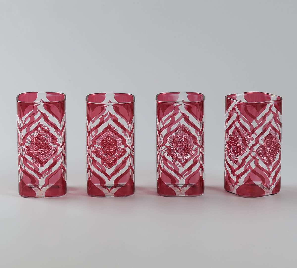 India Circus by Krsnaa Mehta The Morning Glory Glass Tumbler Set of 4