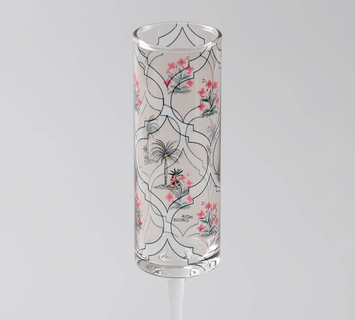 India Circus by Krsnaa Mehta Tropic Tryst Champagne Glass Set of 2