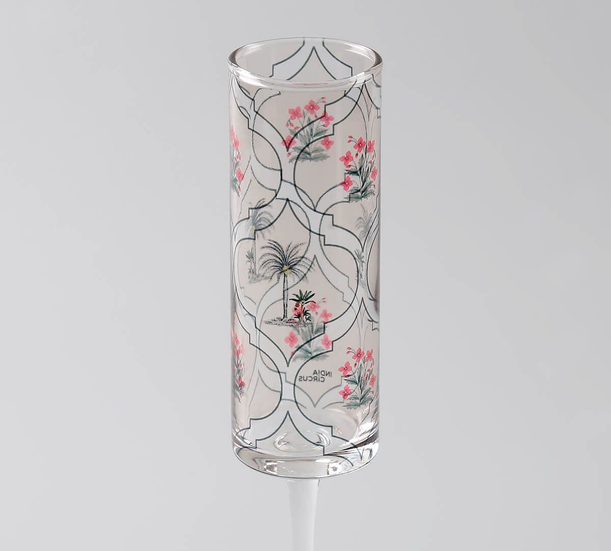 India Circus by Krsnaa Mehta Tropic Tryst Champagne Glass Set of 2